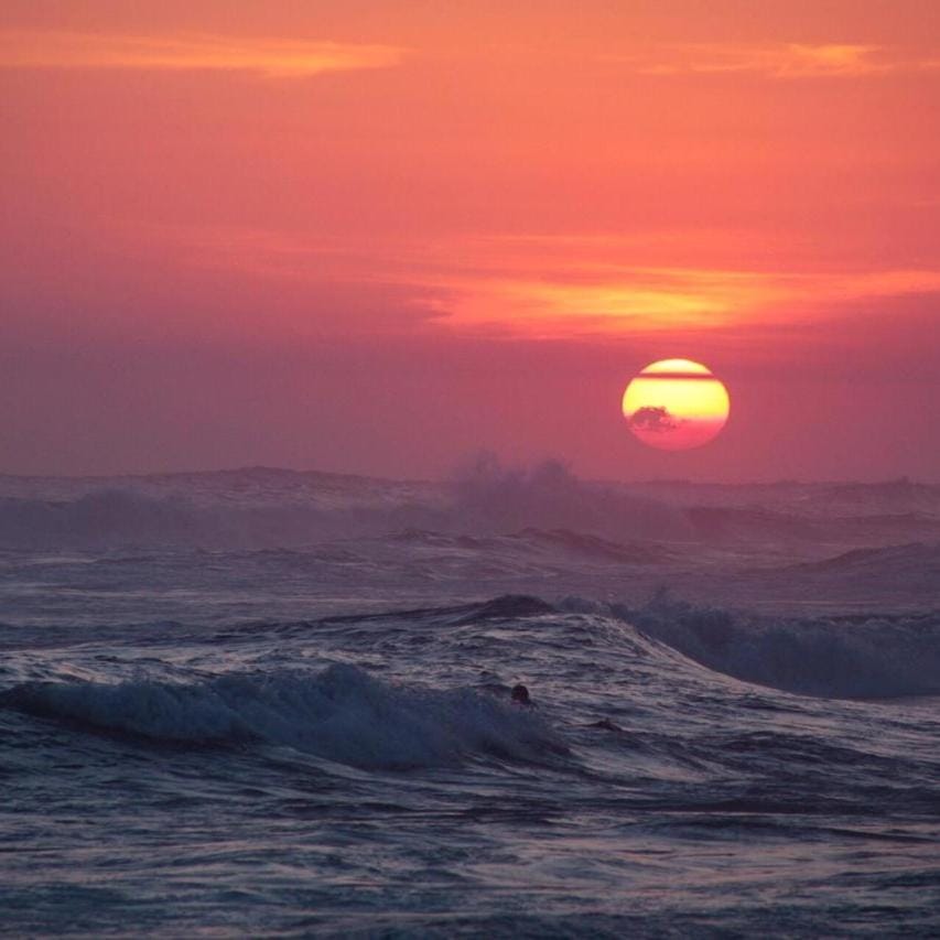 Natural landscape, Sunset