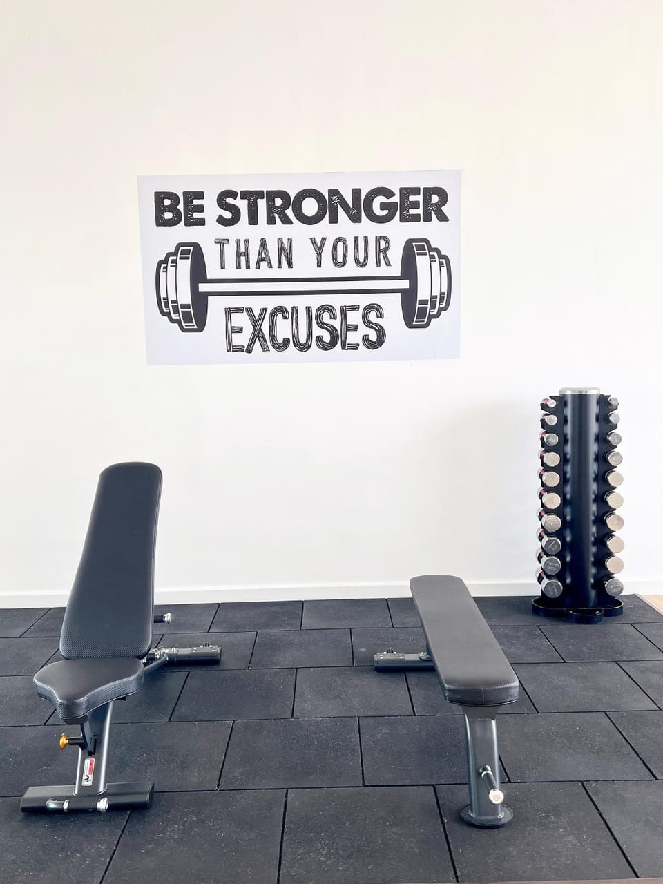 Fitness centre/facilities, Text overlay