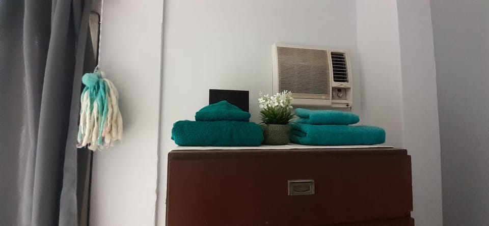 towels, wardrobe, air conditioner