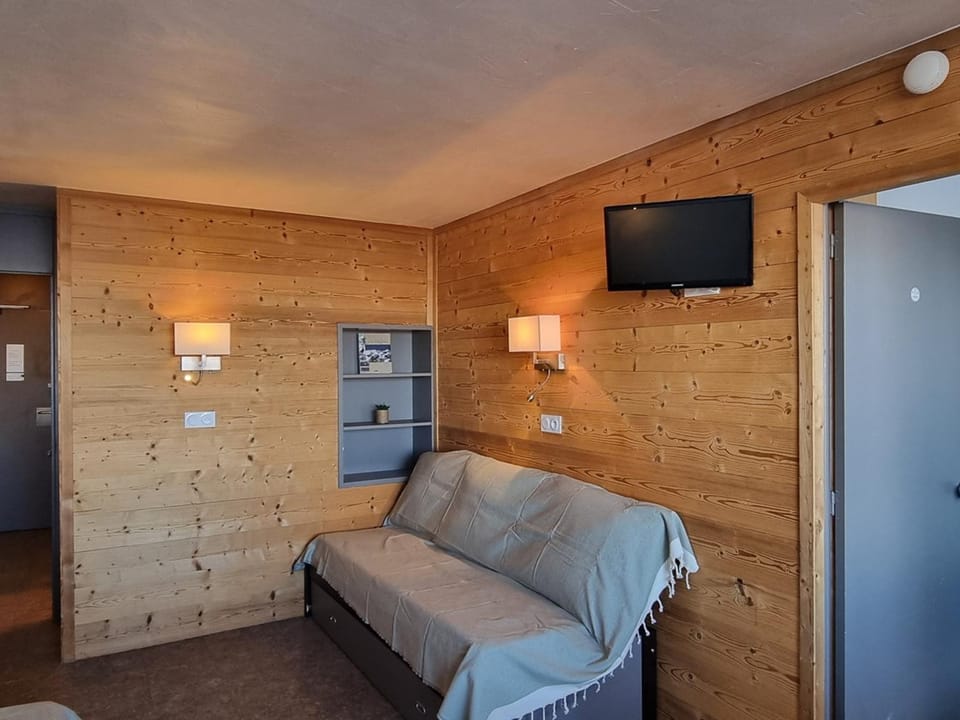 Appartement cosy au pied des pistes - Vue Mont-Blanc - Animaux admis - FR-1-181-2700 Apartment in Mâcot-la-Plagne