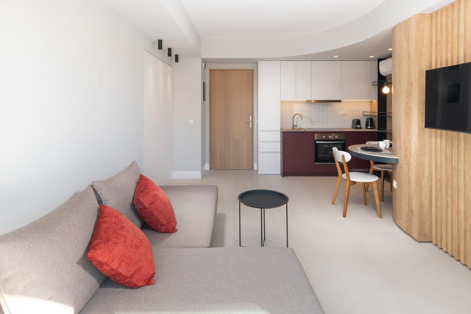 TV and multimedia, Kitchen or kitchenette, Living room, Seating area, Dining area, City view, pet friendly, stove