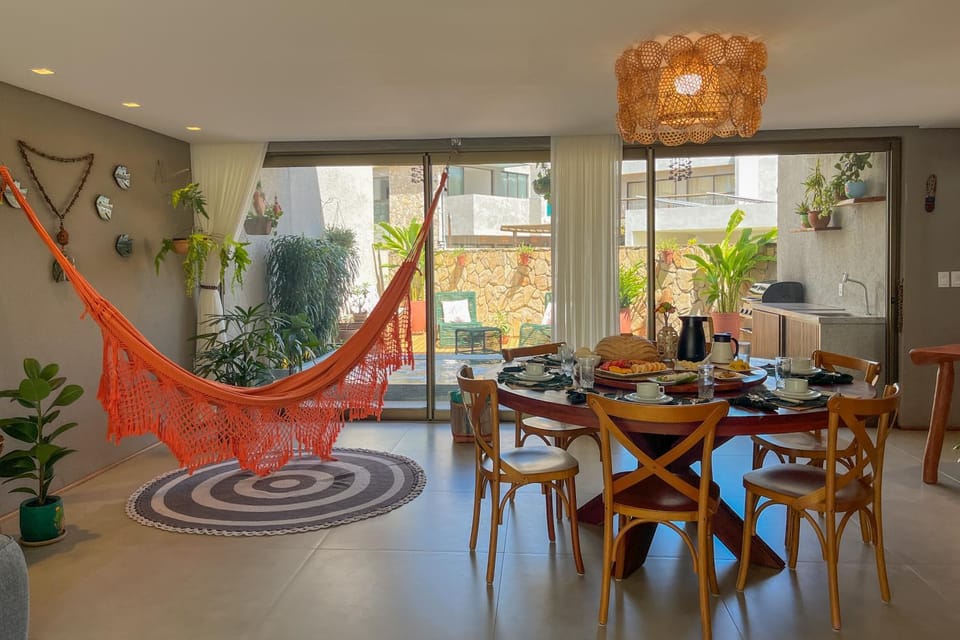 Patio, Living room, Dining area