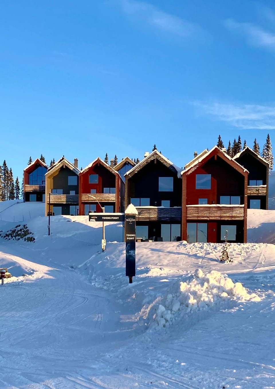 New ski in-out apartment with sauna in Hafjell Apartment in Innlandet