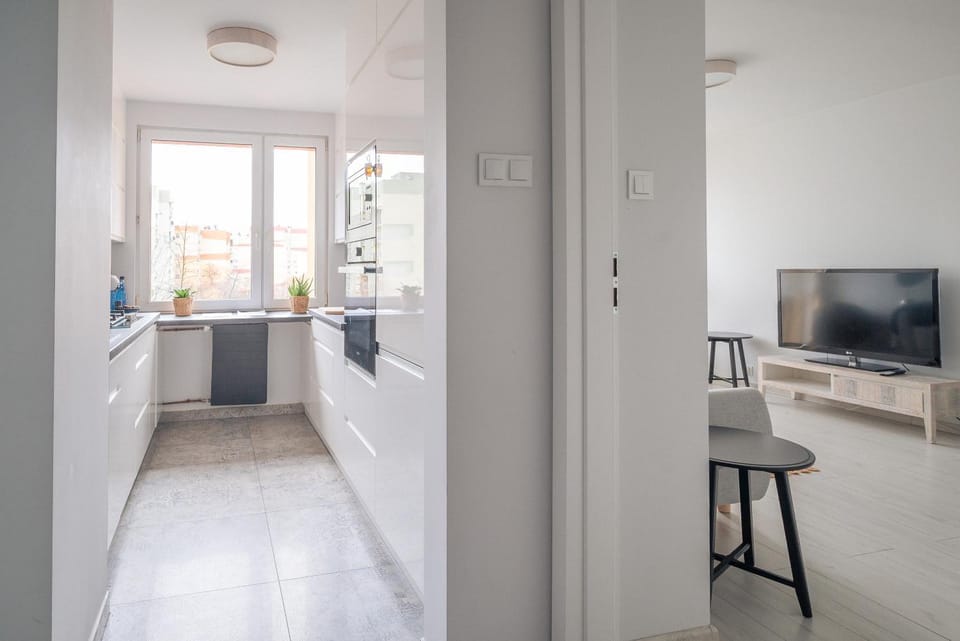 Living room, kitchen