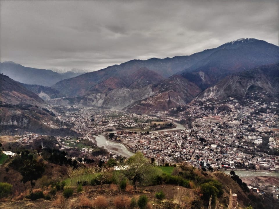 Natural landscape, Bird's eye view, City view, Mountain view, River view