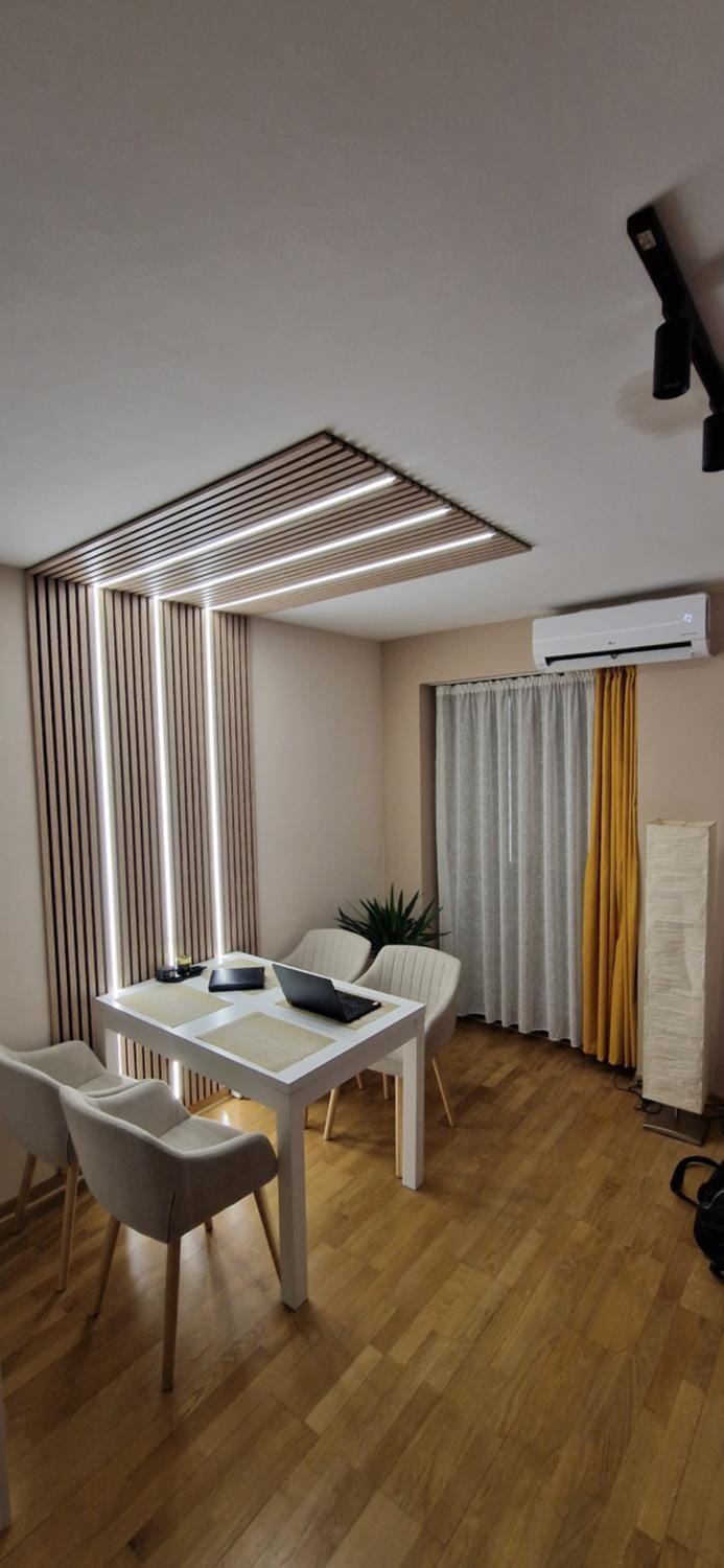Living room, Seating area, air conditioner
