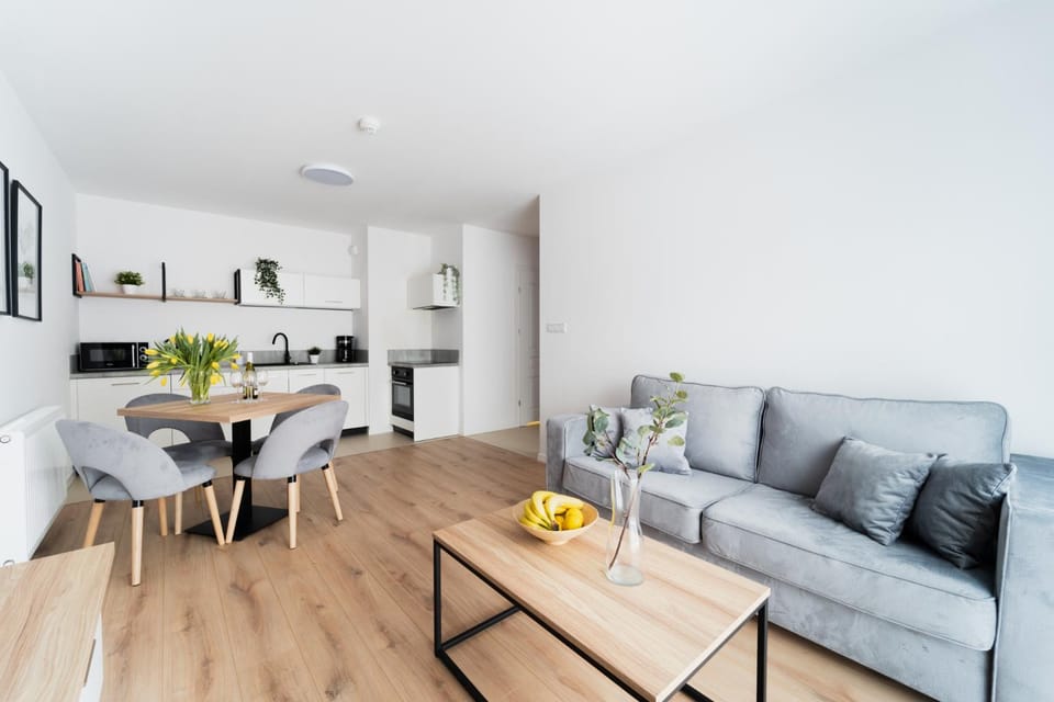 Kitchen or kitchenette, Living room, Dining area