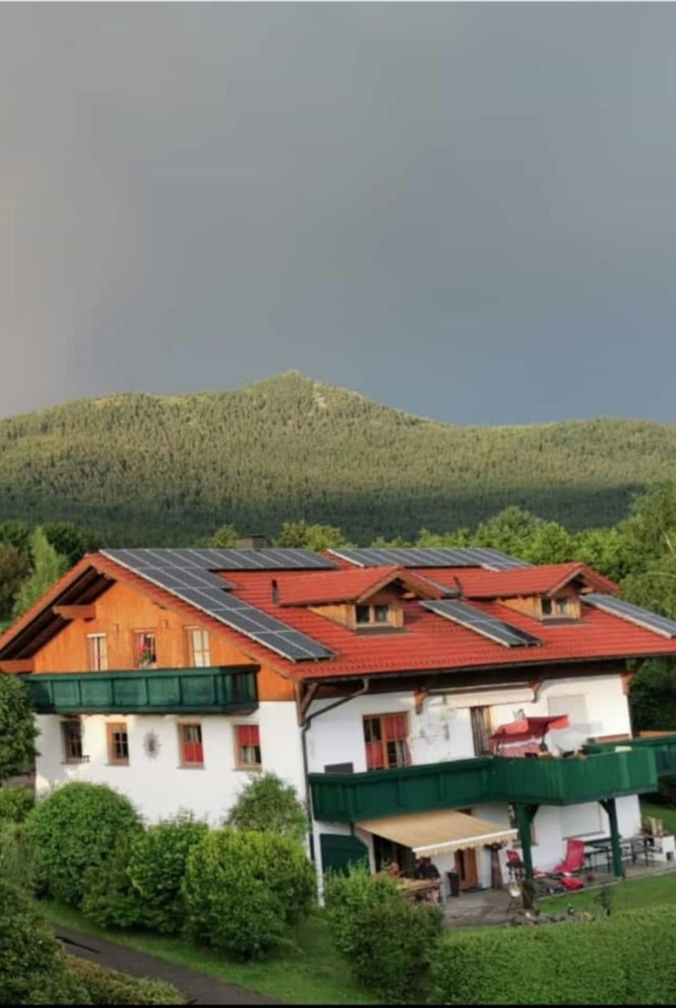 Property building, Natural landscape, Mountain view