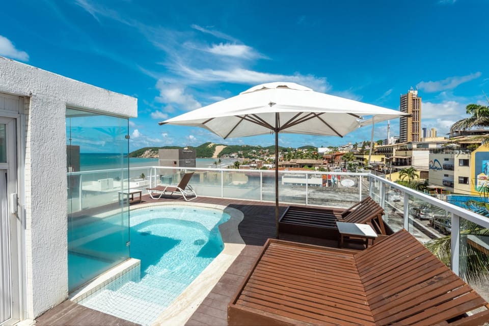 Patio, Day, Natural landscape, Hot Tub, Massage, Sauna, Steam room, View (from property/room), Balcony/Terrace, Spa and wellness centre/facilities, Seating area, Beach, Beach, Pool view, Sea view, Area and facilities, Swimming pool, locker, locker, sunbed, elevator