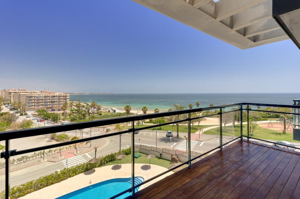View (from property/room), Balcony/Terrace, Beach, Sea view