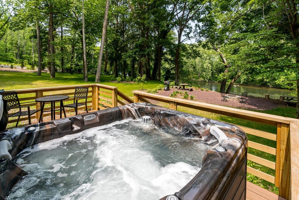 Spring, Natural landscape, Hot Tub