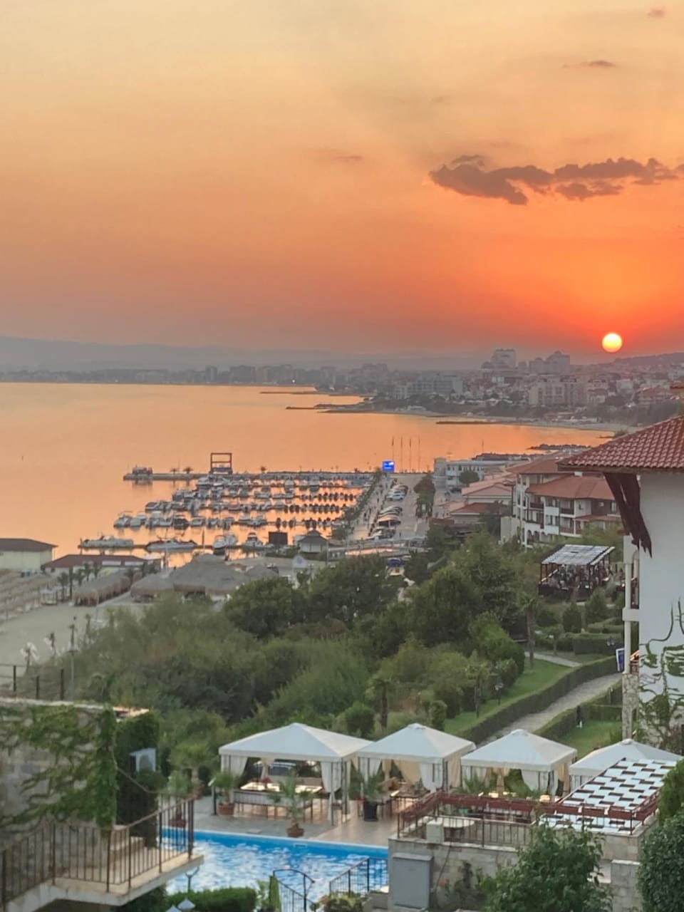 Sea view, Sunset
