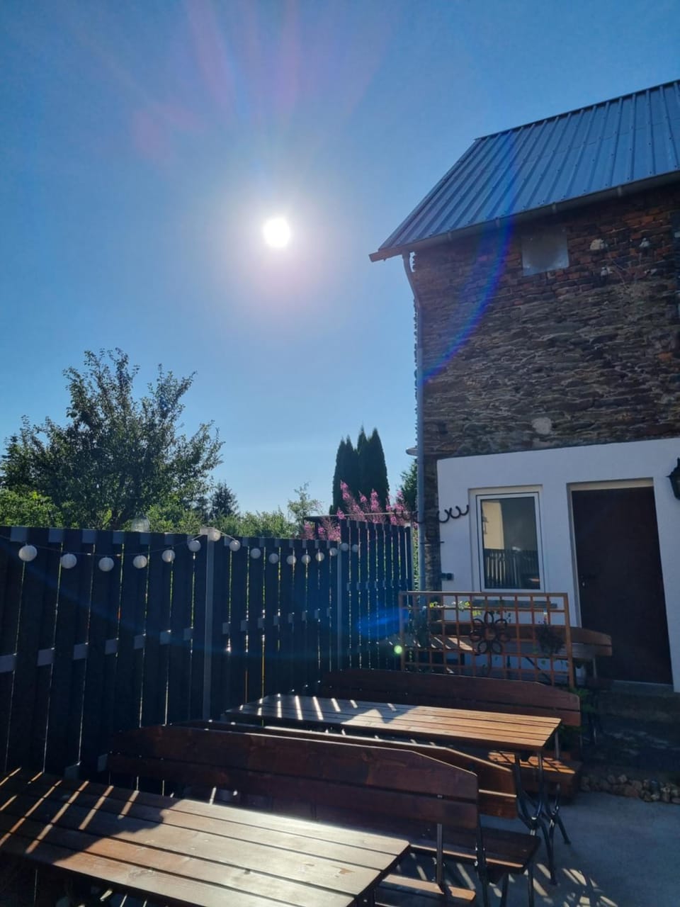 Property building, Patio