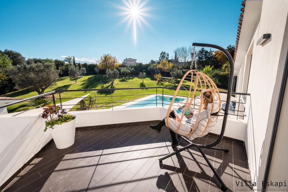 Day, Garden, Balcony/Terrace, Garden view, Pool view, Swimming pool, sunbed