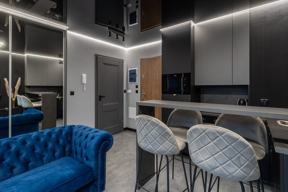 Kitchen or kitchenette, Living room