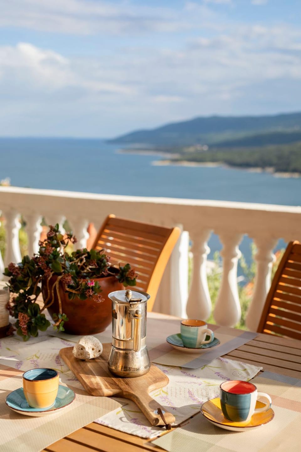 Coffee/tea facilities, View (from property/room), Balcony/Terrace, Sea view