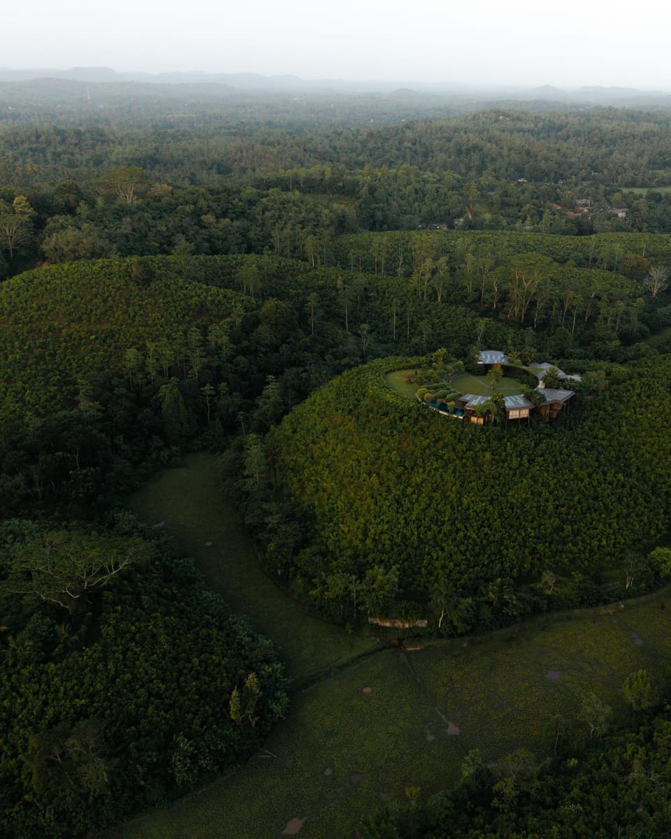 Natural landscape, Bird's eye view