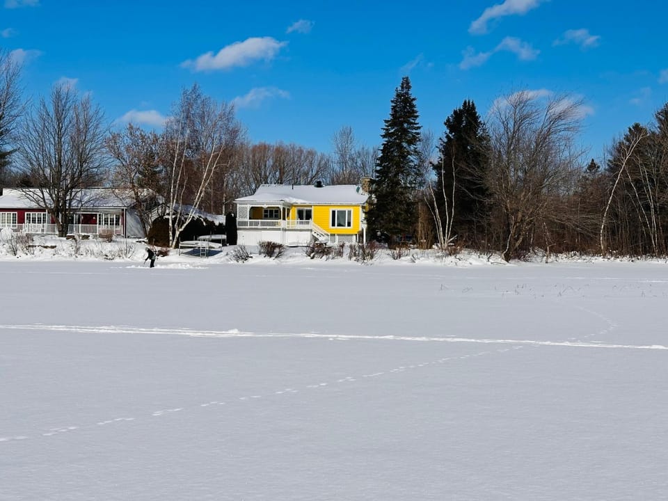 Property building, Natural landscape, Winter