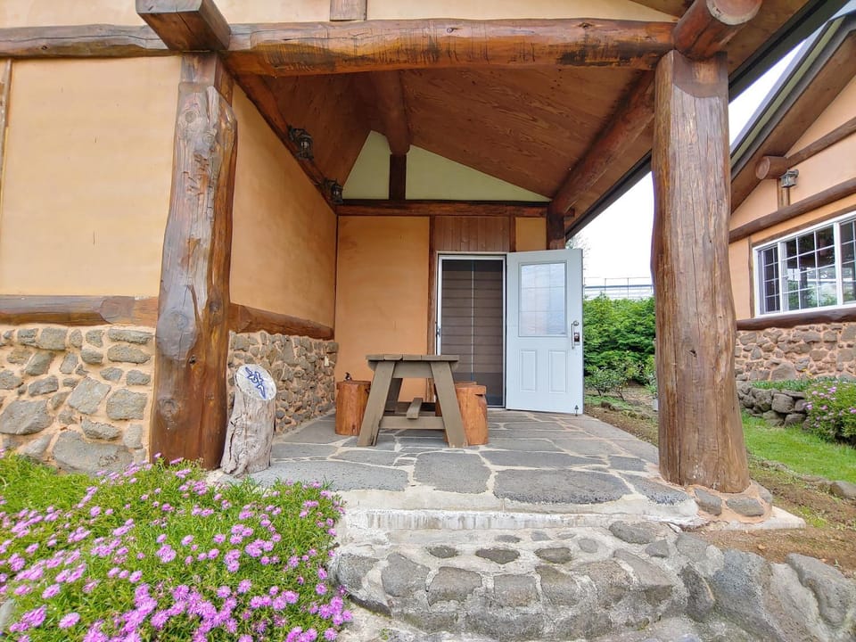 Geumok Log Pension Country House in South Korea