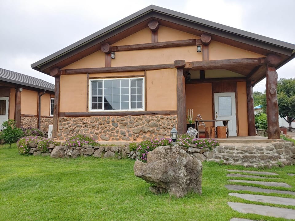 Geumok Log Pension Country House in South Korea
