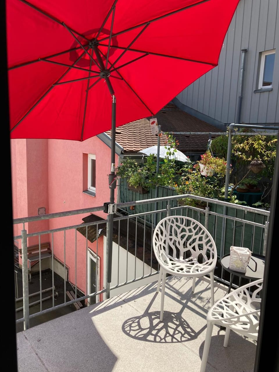 Property building, Patio, Day, View (from property/room), Balcony/Terrace