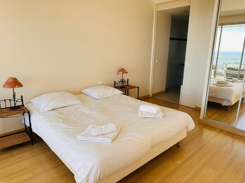 Large, light and modern 2 bedroomed apartment in Cannes with Sea Views, pool and lovely terrace - 1503 Apartment in Cannes