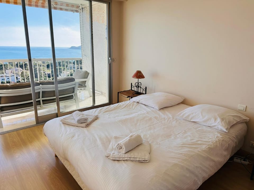 Large, light and modern 2 bedroomed apartment in Cannes with Sea Views, pool and lovely terrace - 1503 Apartment in Cannes