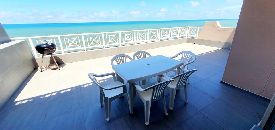 Patio, View (from property/room), Balcony/Terrace, Living room, Sea view