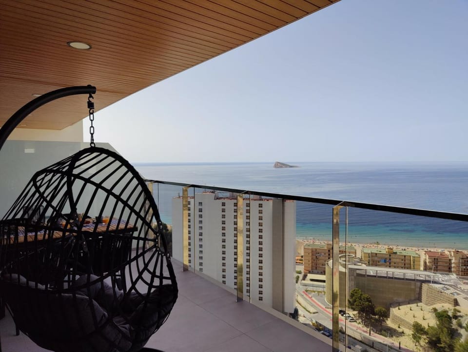 View (from property/room), Balcony/Terrace, Sea view