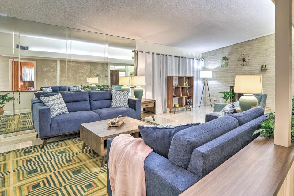 Retro St Pete Home w/ Private Heated Pool House in St Petersburg