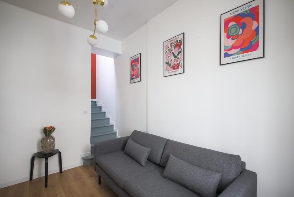 4#Duplex 2 Pers#Paris 15#Commerce#AC Apartment in Paris