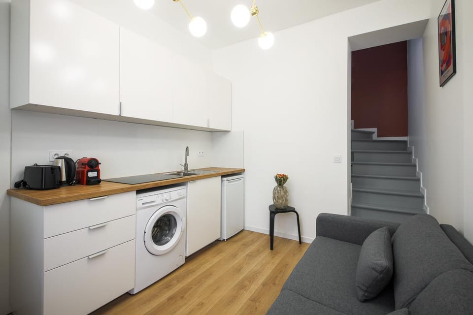 4#Duplex 2 Pers#Paris 15#Commerce#AC Apartment in Paris