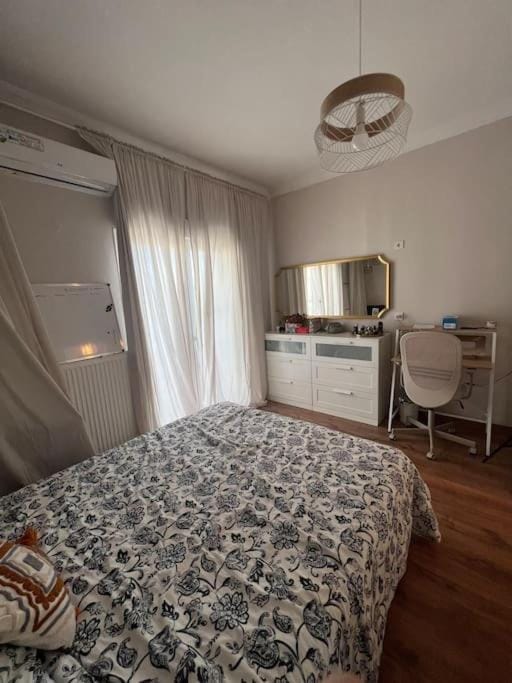 Bed, Bedroom, hair dresser, wardrobe