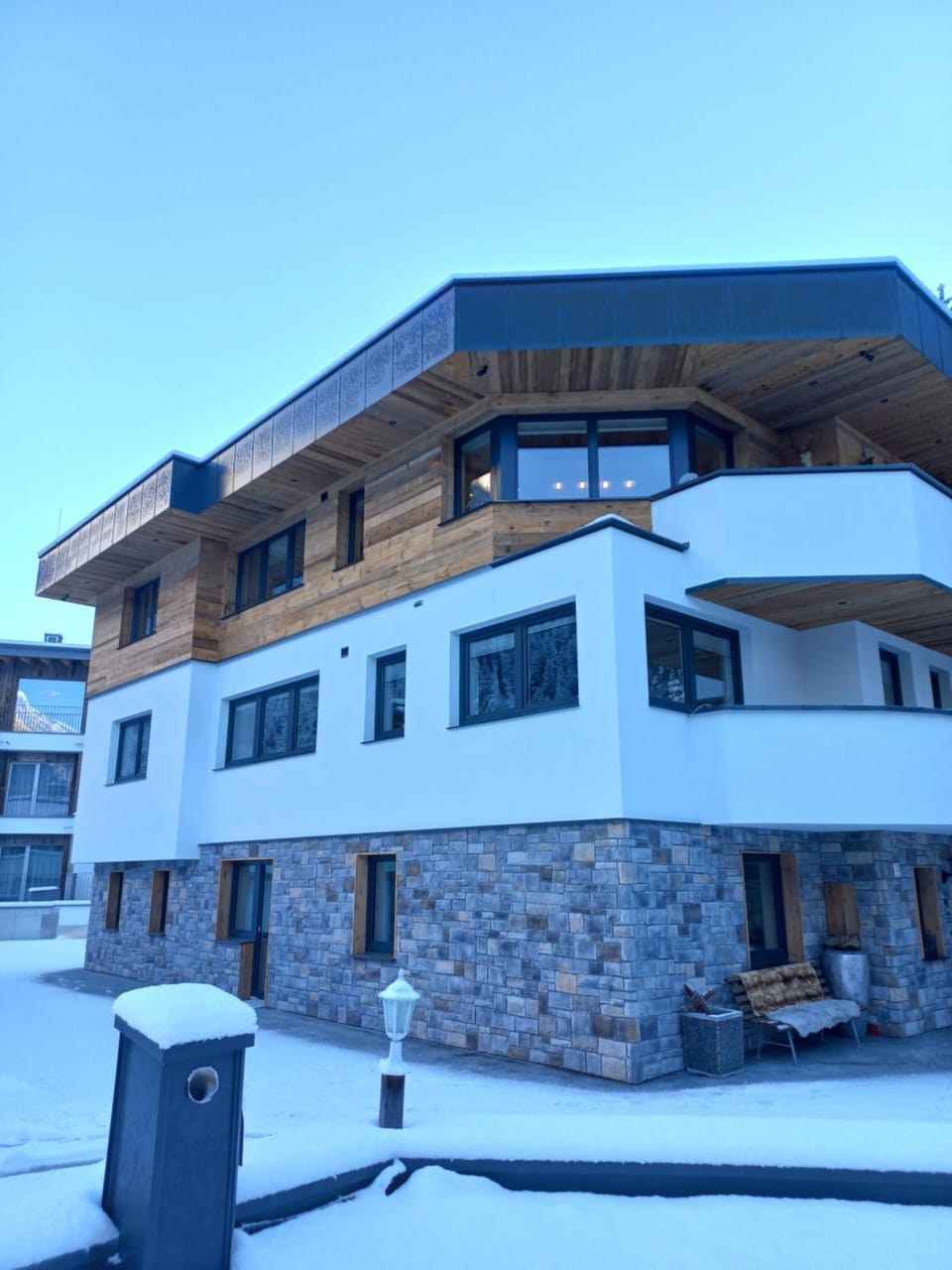 Property building, Winter