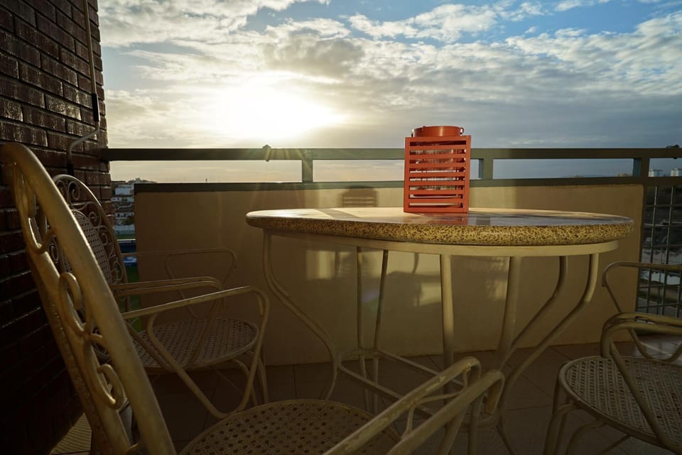 Natural landscape, Balcony/Terrace, Sunset
