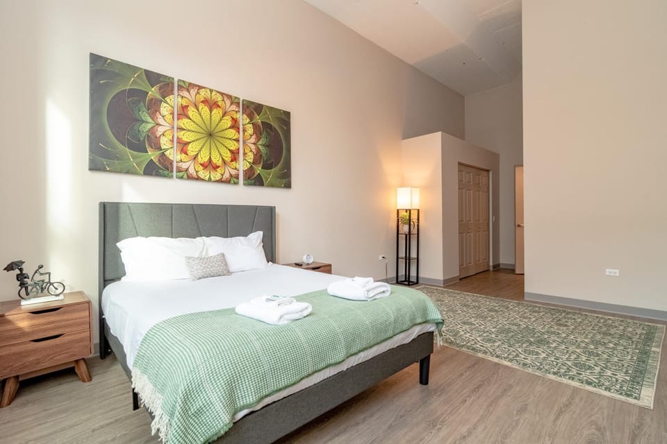 Bed, Photo of the whole room, Bedroom, wardrobe