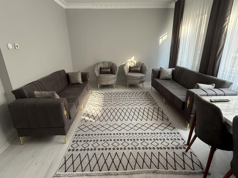 Photo of the whole room, Seating area, Dining area