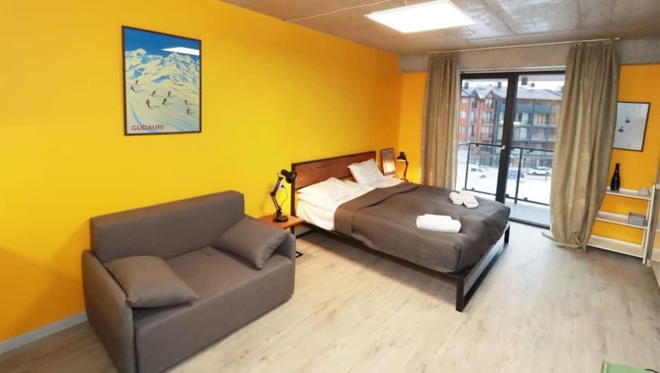 Super Stylish Ski In Out Apartment In New Gudauri Apartment in Georgia