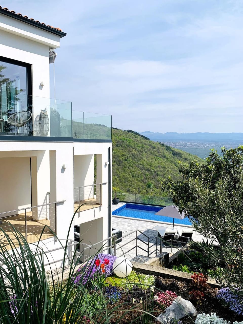 Property building, Summer, View (from property/room), Sea view, Sea view, Swimming pool