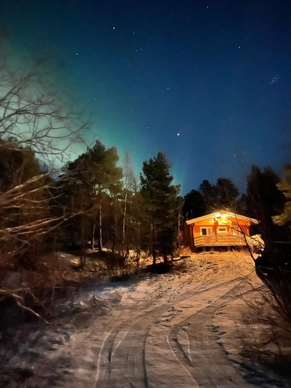Macktunet - Retro log cabin from the 70s in Malangen Cabin in Troms Og Finnmark