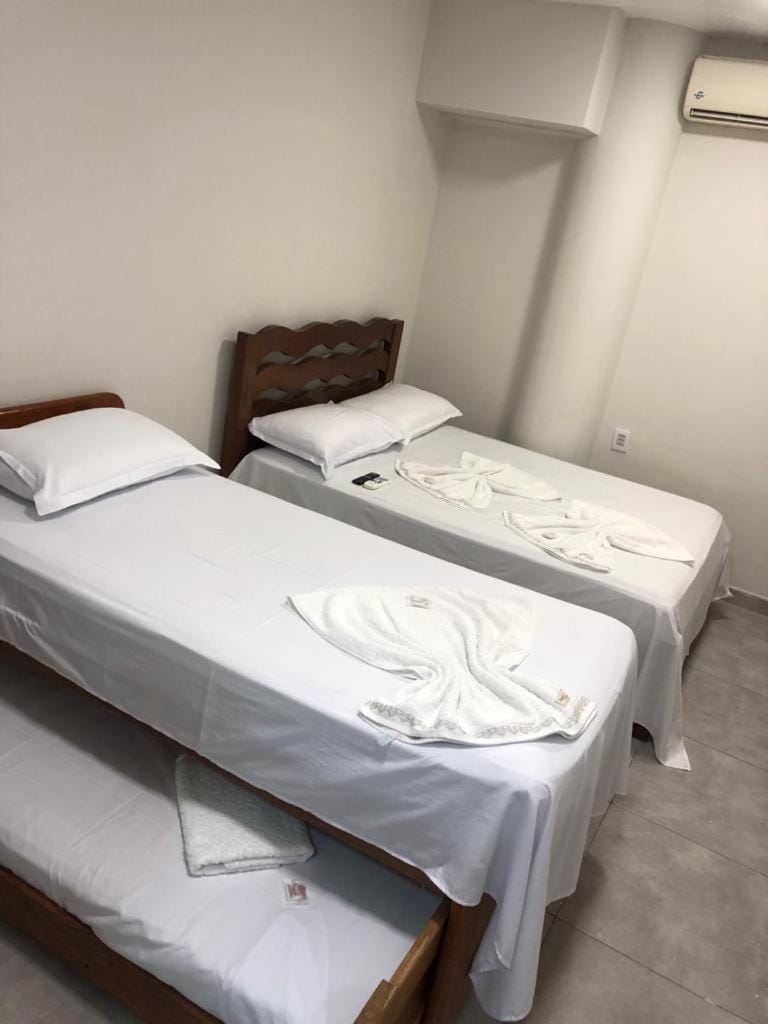 Bed, Photo of the whole room, Bedroom, towels, air conditioner