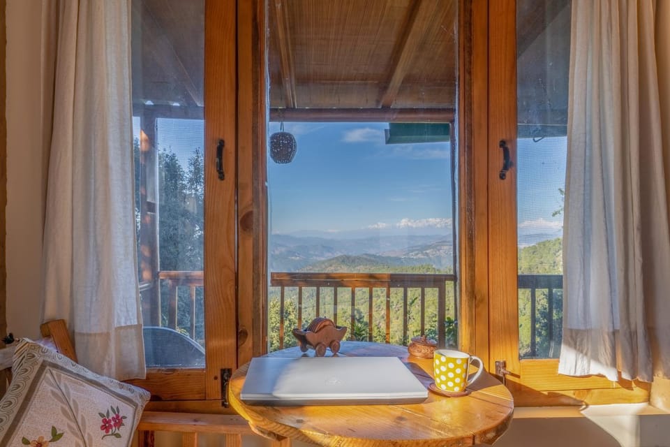 View (from property/room), Seating area, Bedroom