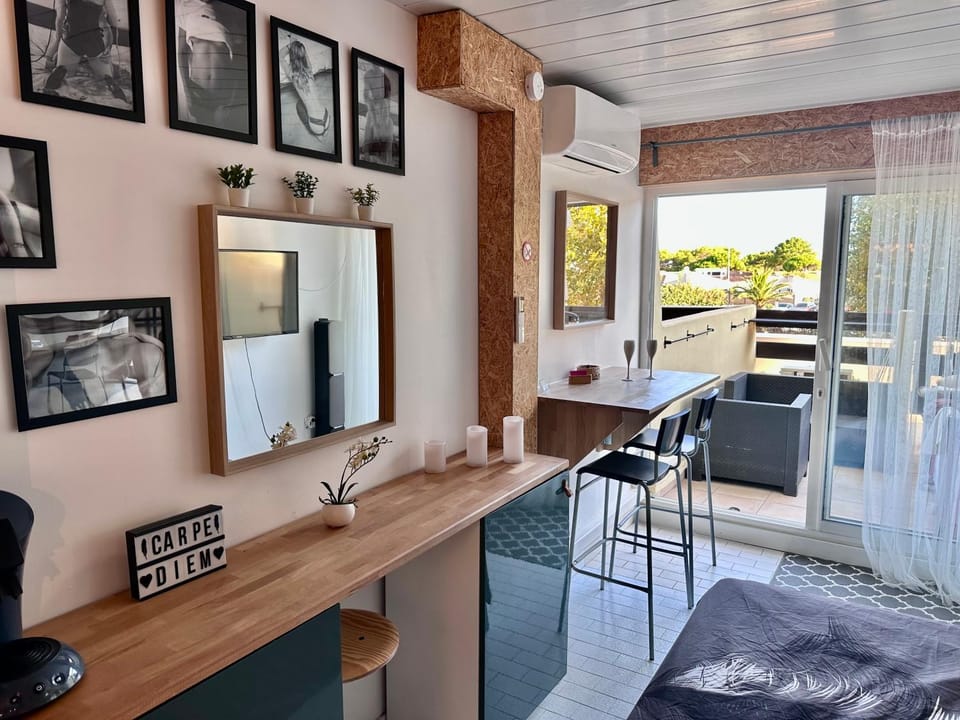 Seating area, Dining area, air conditioner