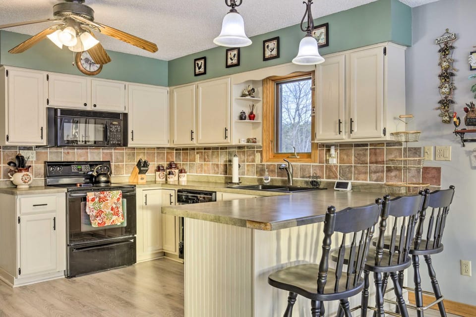 Lake Nokomis Escape w/ Dock & Beach Access House in Wisconsin