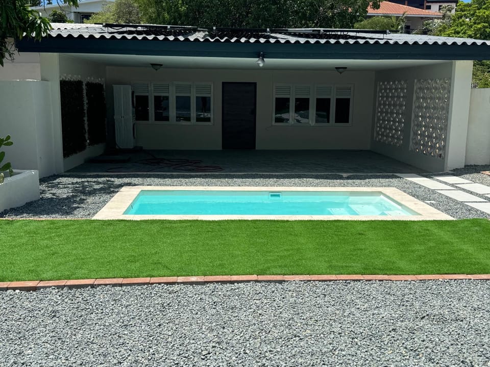 Property building, Pool view