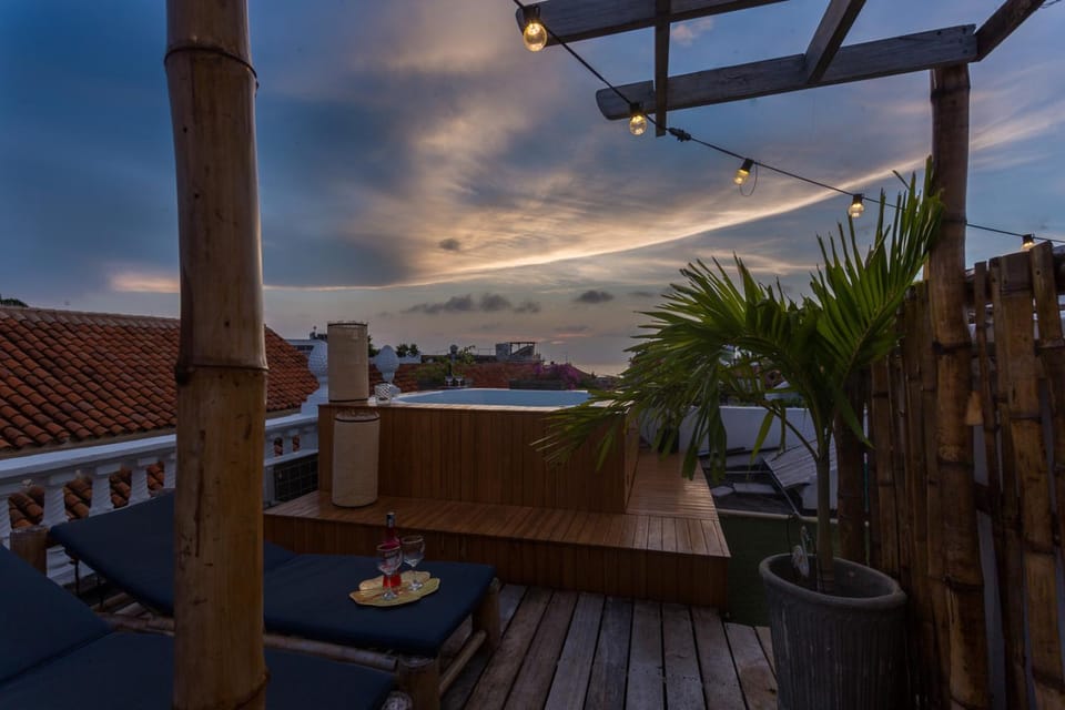 Solarium, View (from property/room), Balcony/Terrace, Sunset, sunbed