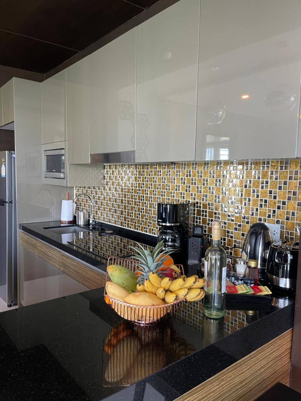 Coffee/tea facilities, Kitchen or kitchenette, minibar, stove, toaster