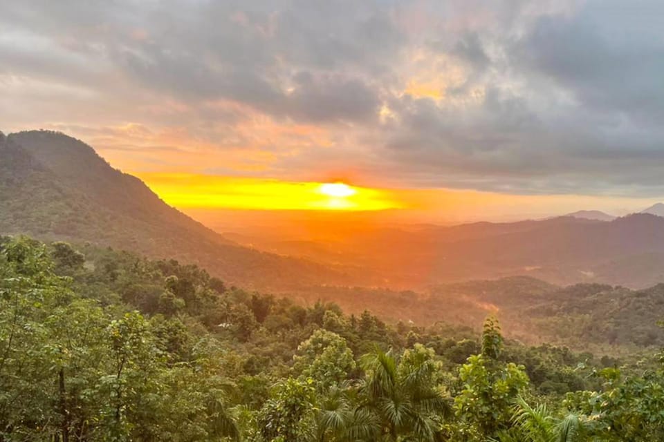 Natural landscape, Mountain view, Sunrise