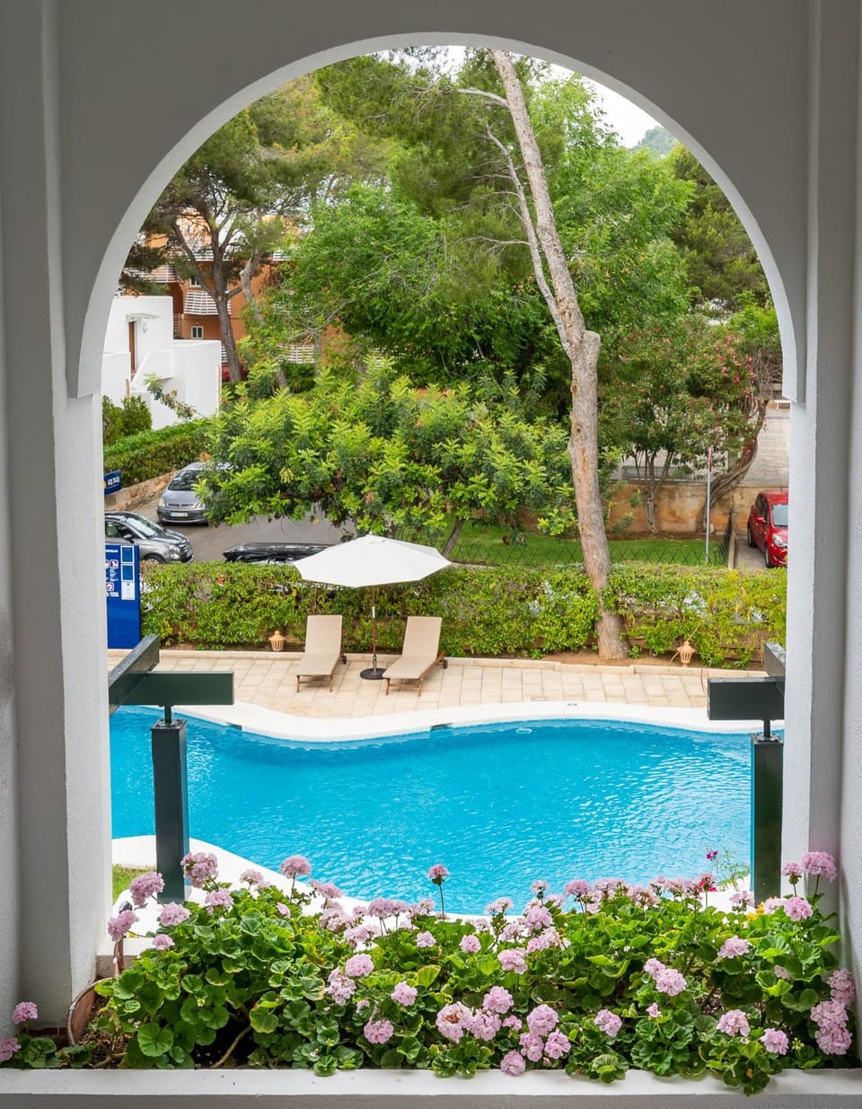 Garden, Pool view