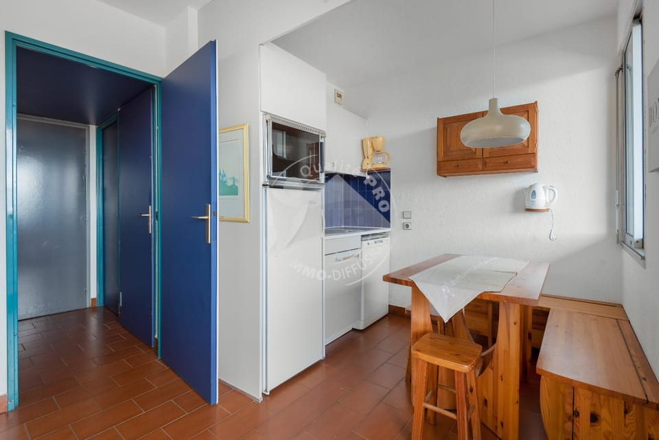 AS22777- Studio cabine dans une résidence de standing direct sur plage sud Cabin in Le Grau-du-Roi
